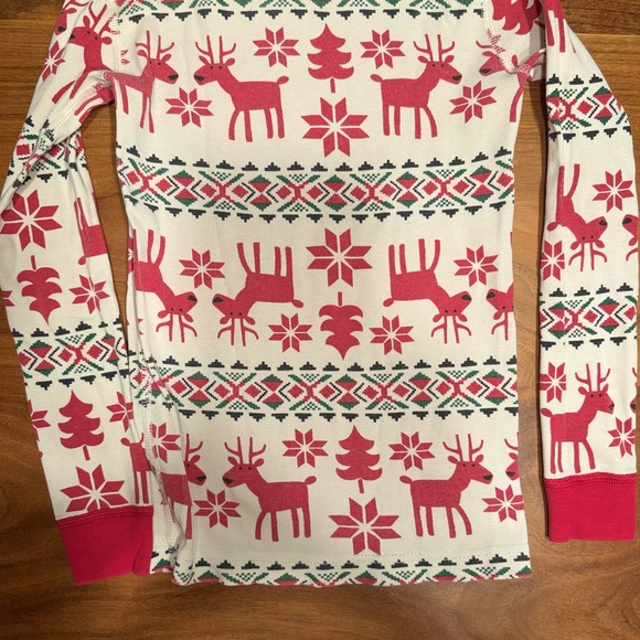 Hanna Andersson Dear Deer Holiday Print Pajama Top, size 6-7 (120 cm) - Picture 3 of 3